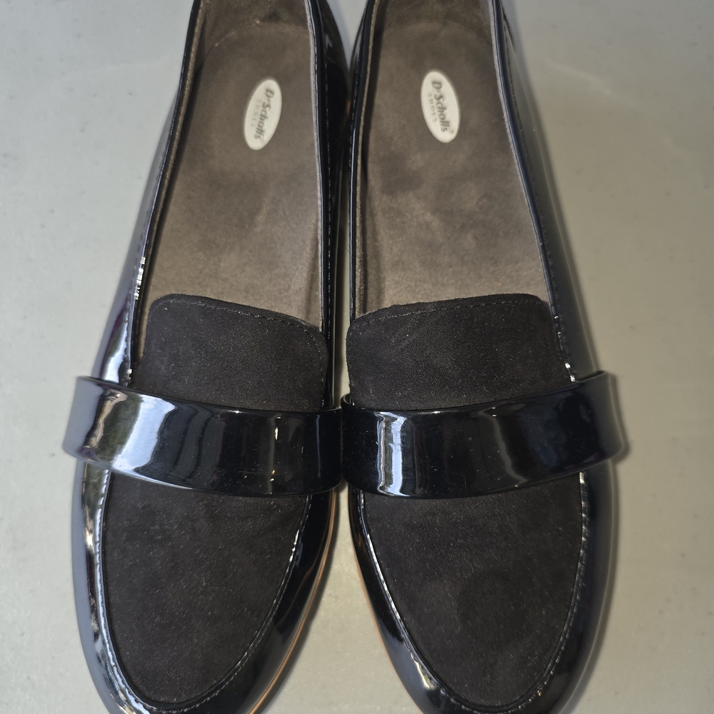 Dr. Scholl's Black Patent Loafers
